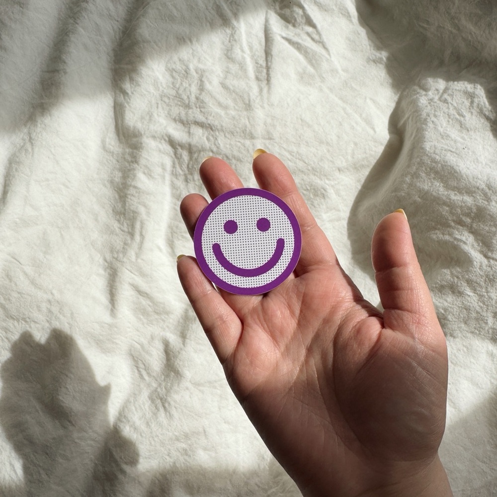 2x Baggu Brooklyn Happy Face Sticker